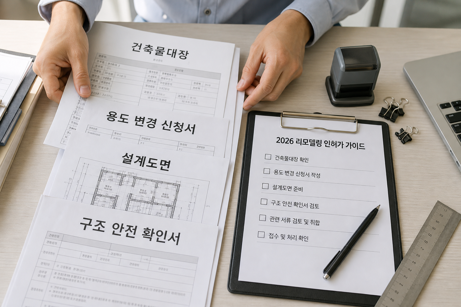 상가 리모델링 시 허가 서류 준비 체크리스트