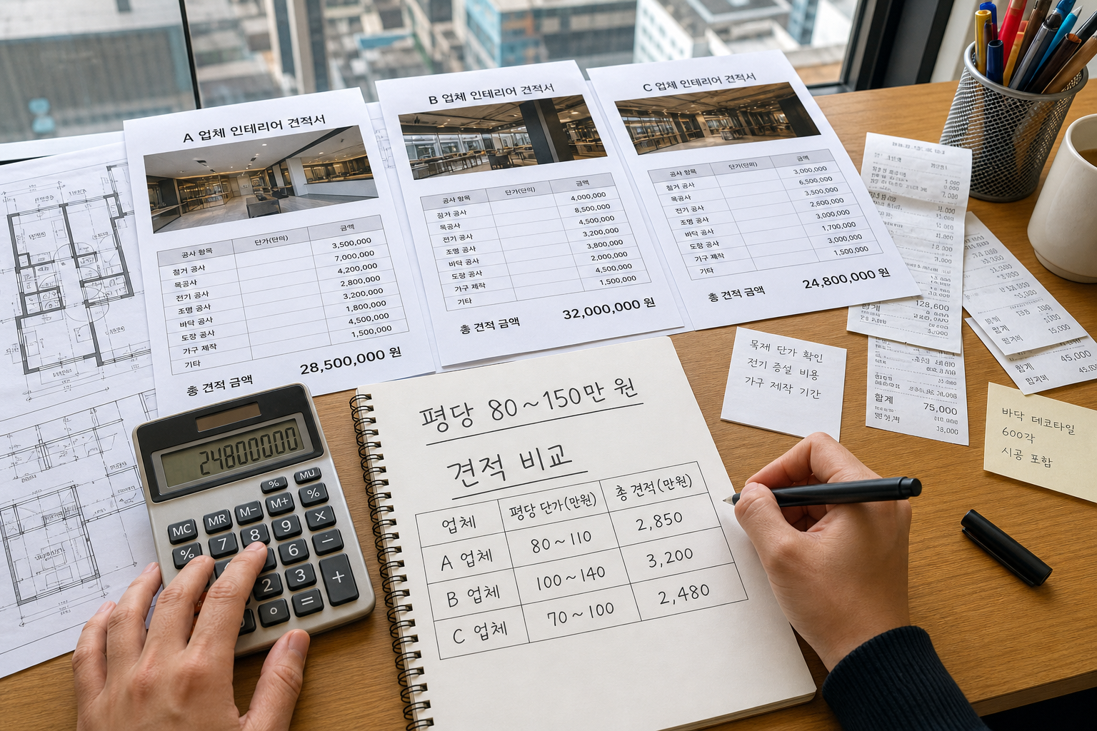 매장 인테리어 비용 견적 받는 현실적인 방법