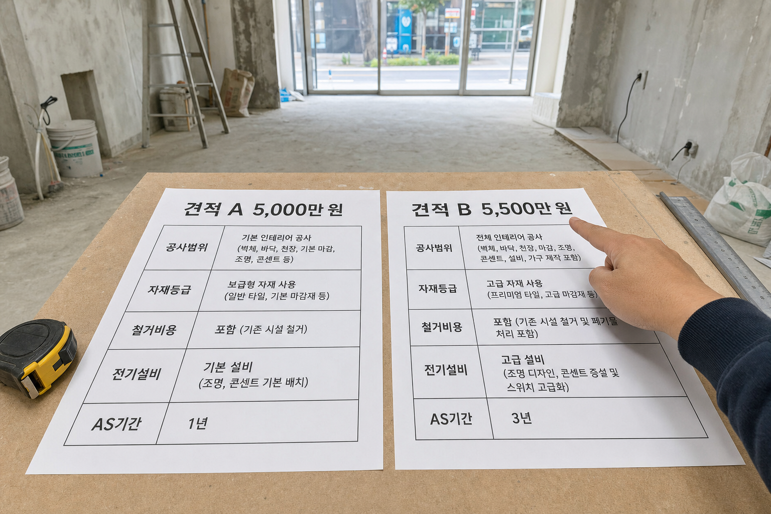 인테리어 견적 비교할 때 꼭 확인해야 할 항목 7가지