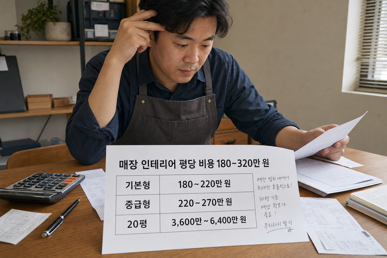 매장 인테리어 평당 비용 현실적인 범위와 견적 기준 2025년