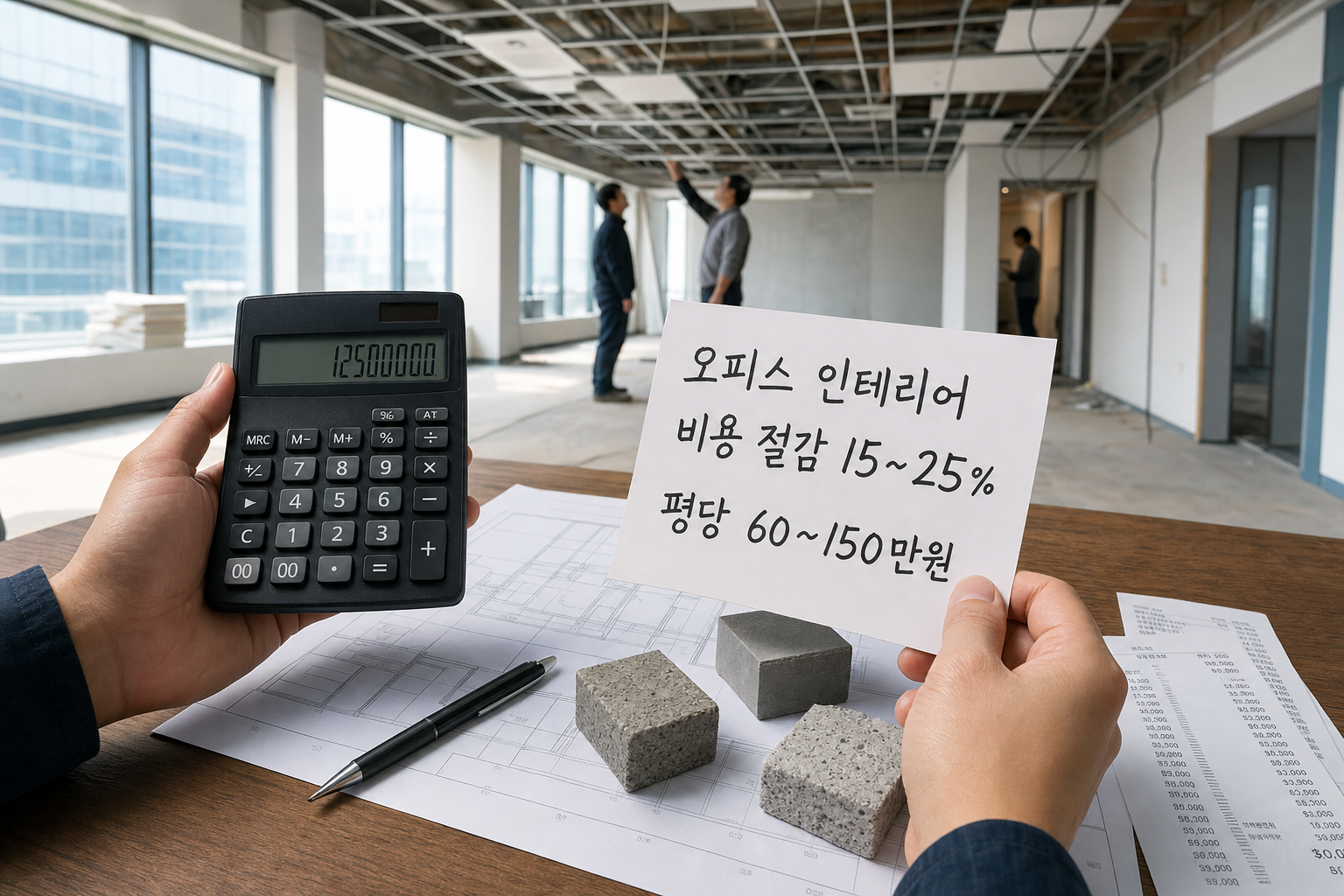 오피스 인테리어 비용 절감 포인트 5가지